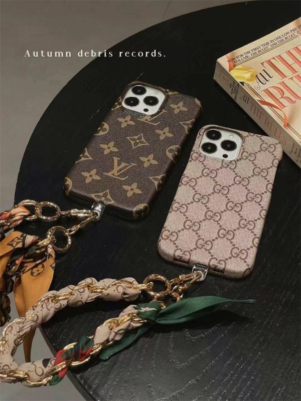 ハイ ブランド iphone ケース ルイ ヴィトン スマホケース gucci iphone ケース チェーン 付き iphone ケース スカーフ付き iphone ケース 人気 女子